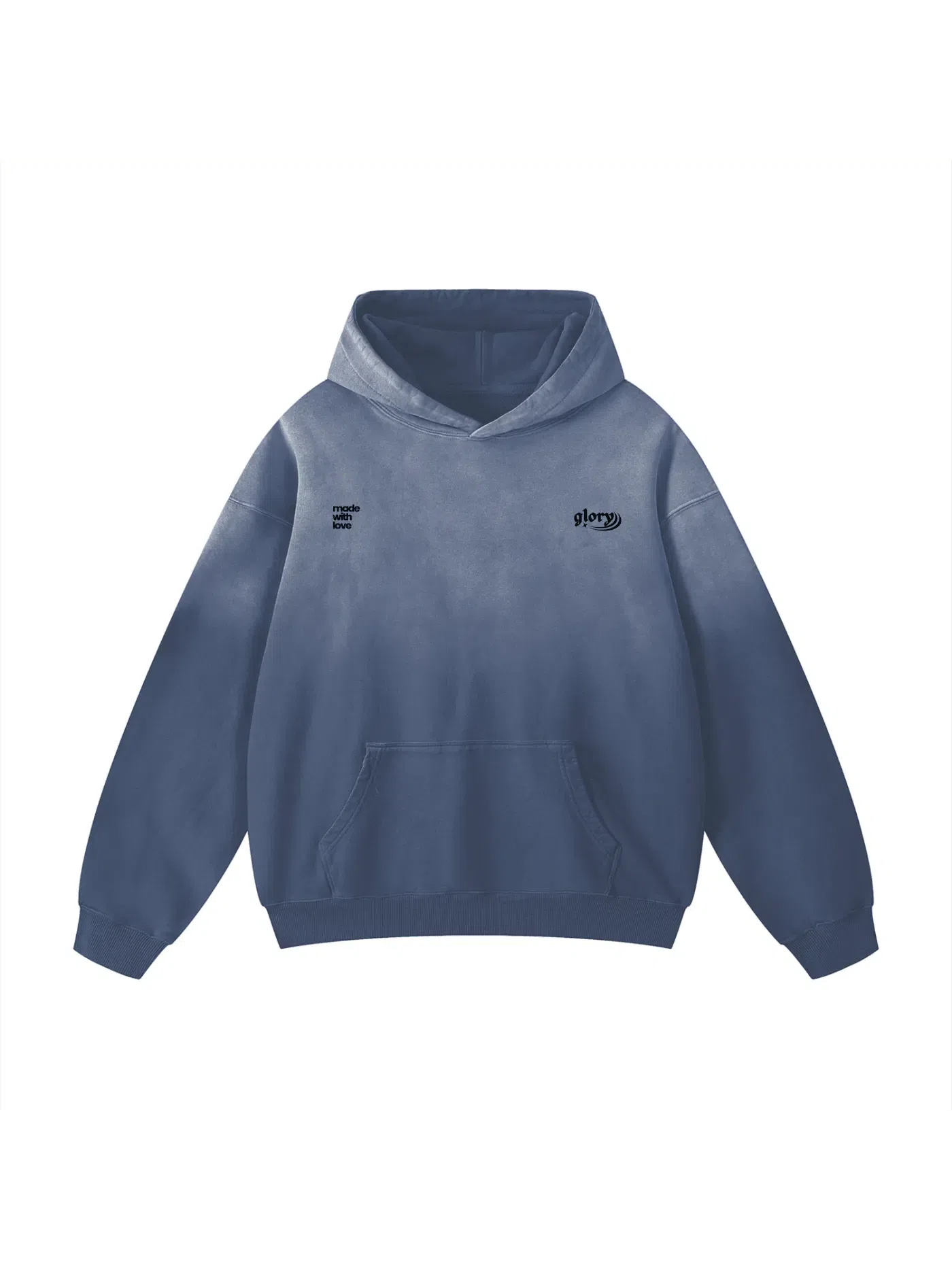 HOODIE "PILLOW"-Glory-Gray Blue-S-Glory