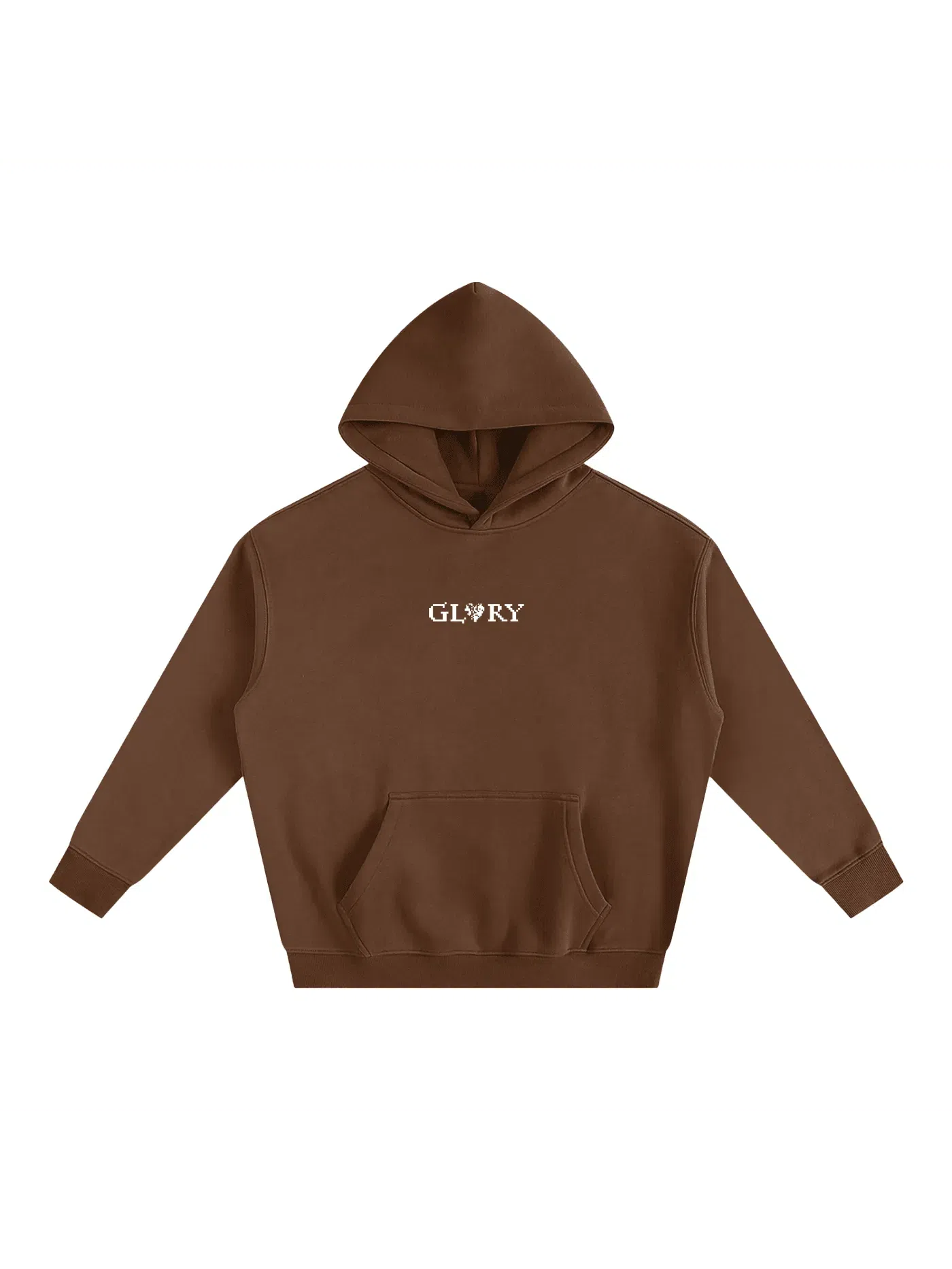 HOODIE "LOVE"-Glory-Coffee-S-Glory