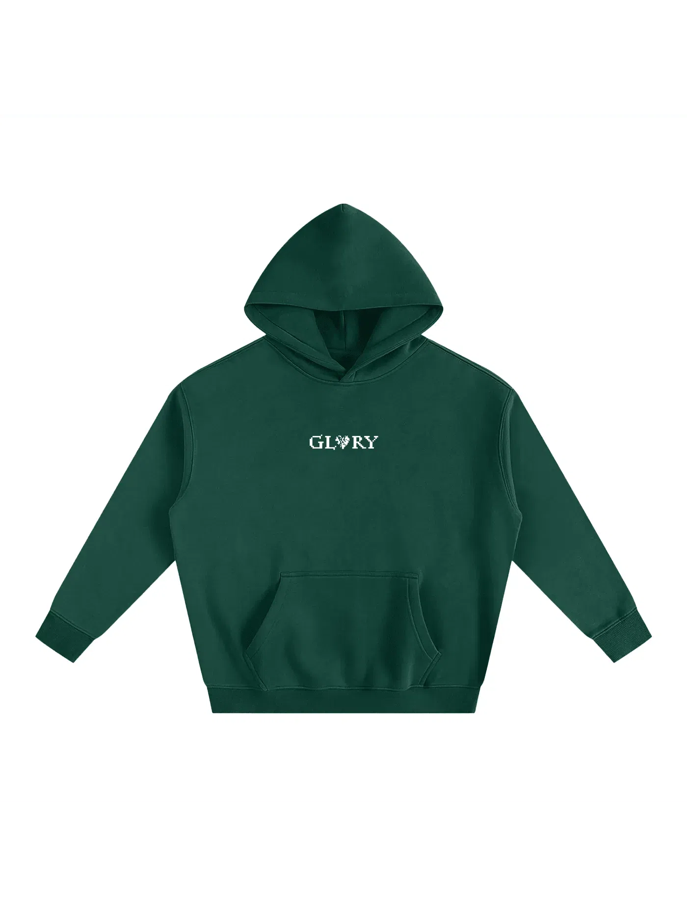 HOODIE "LOVE"-Glory-Eden Green-S-Glory