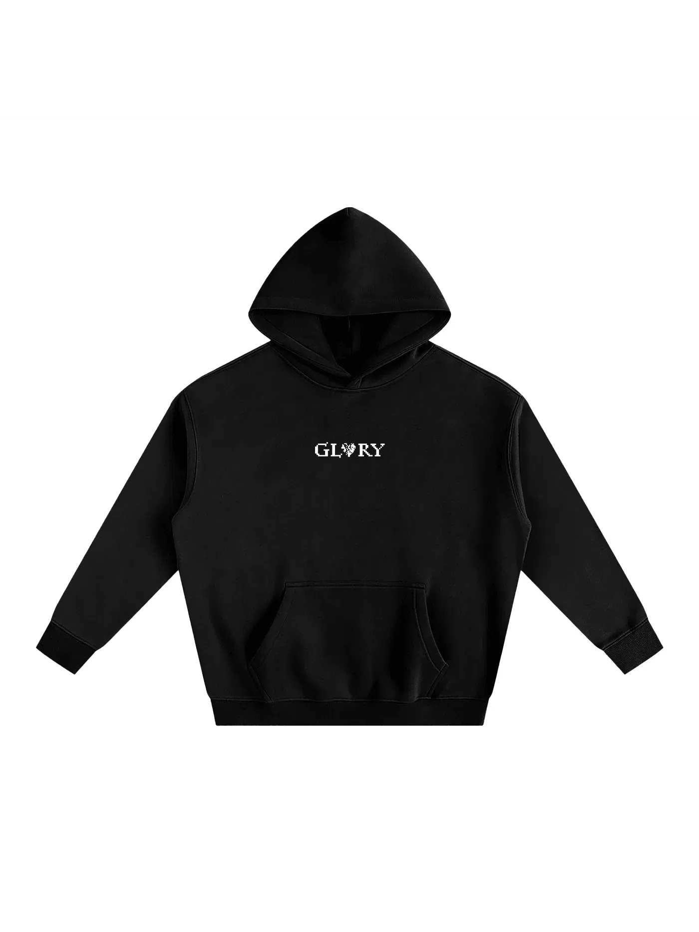 HOODIE "LOVE"-Glory-Black-S-Glory