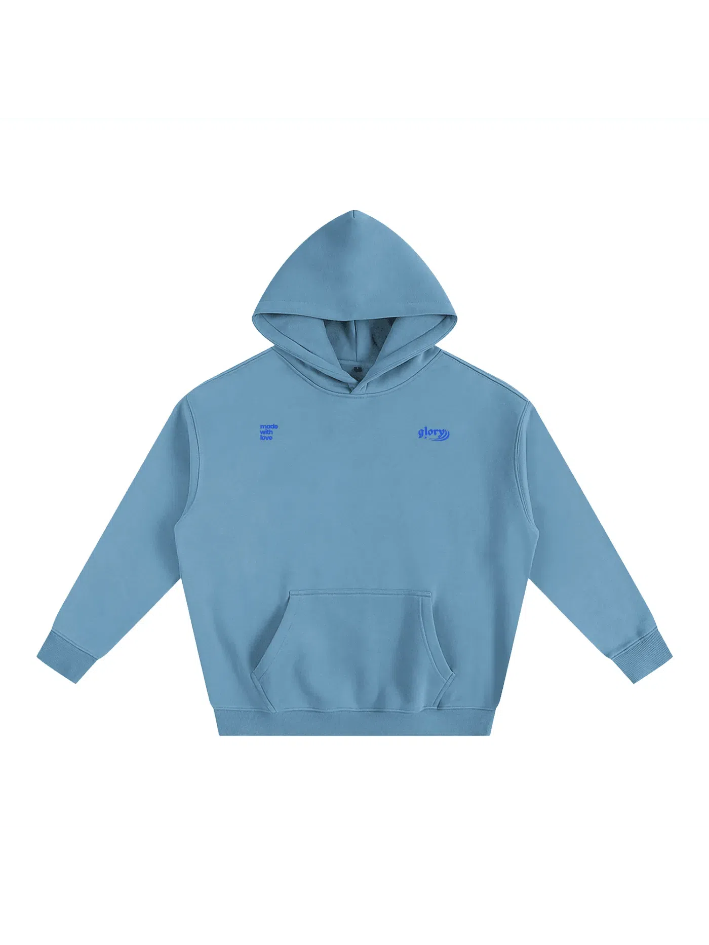 HOODIE "SIMEL"-Glory-Medium Blue-S-Glory