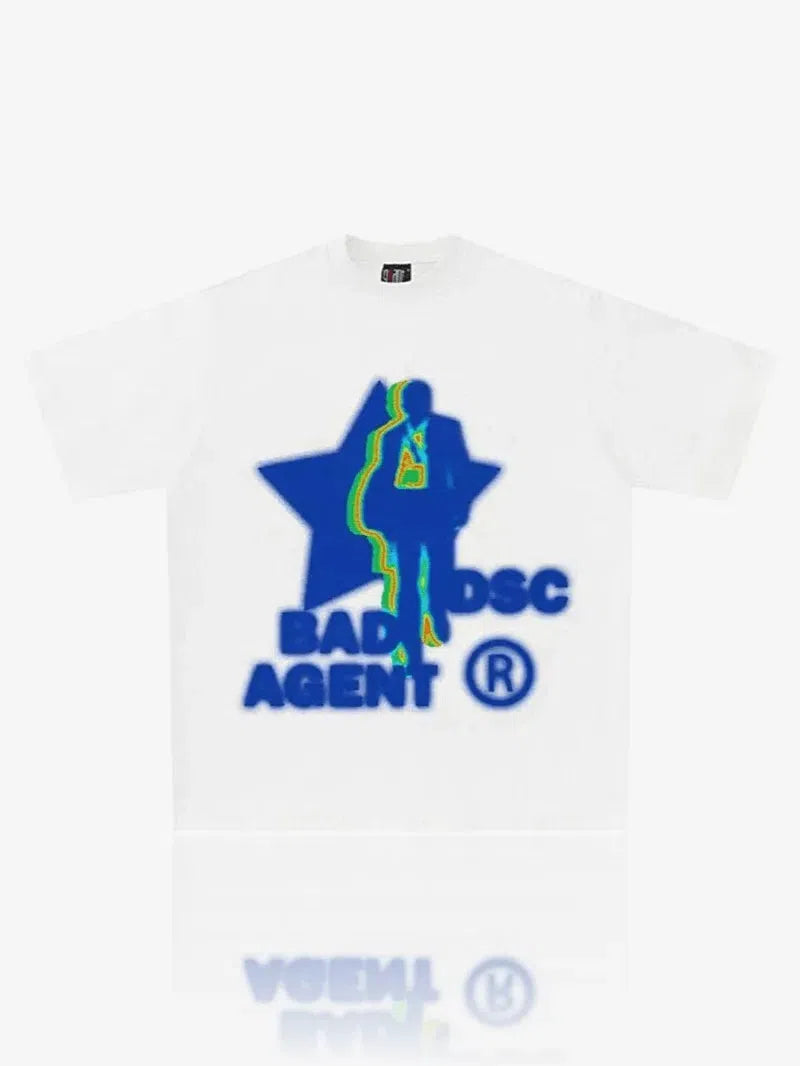 T-SHIRT "BAD AGENT"-Glory-White-S-Glory