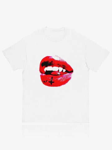 T-SHIRT "VAMPMOUTH"-Glory-White-S-Glory