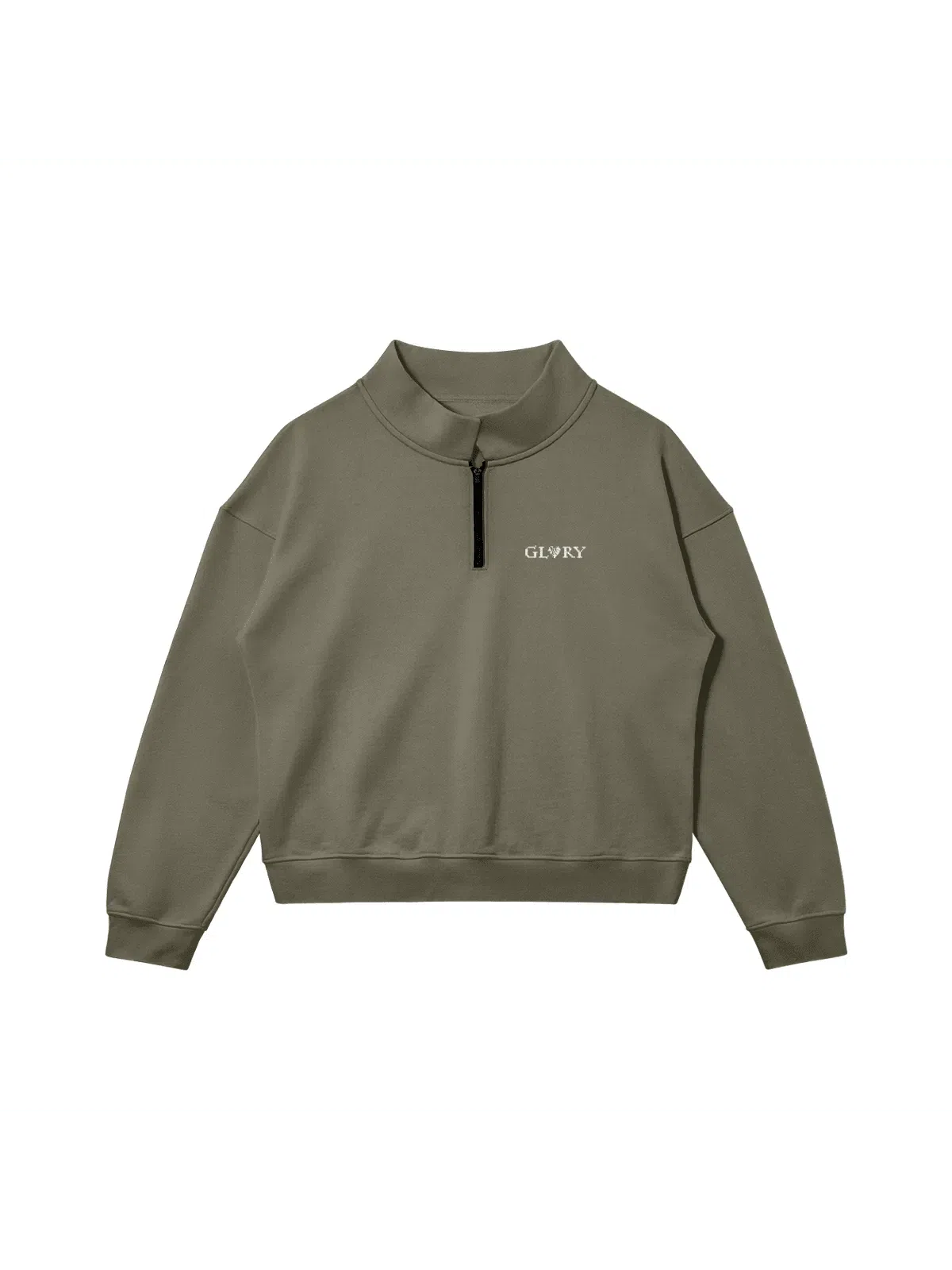 HALF ZIP "GANJI"-Glory-Charcoal Grey-S-Glory