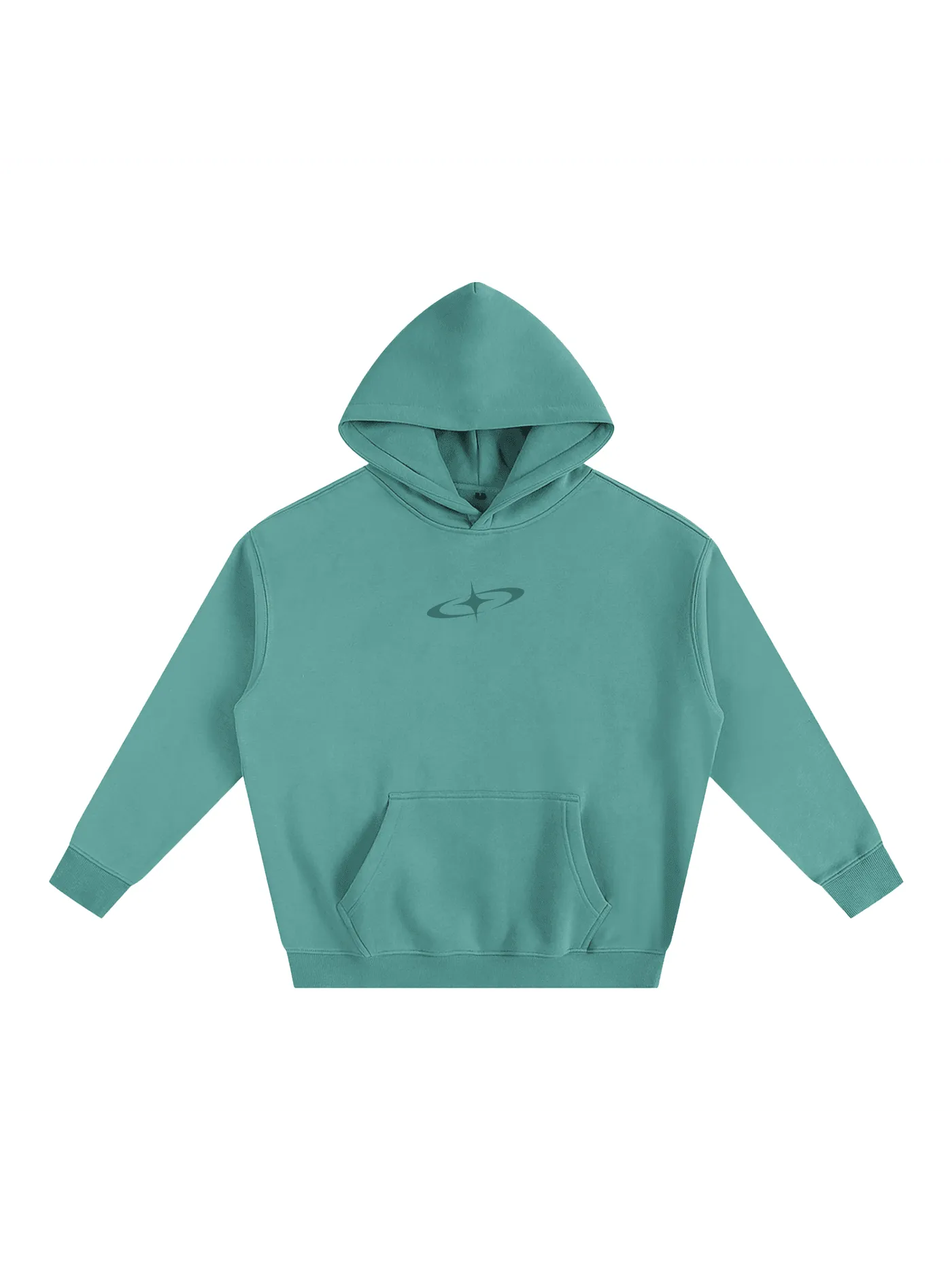 HOODIE "FOXA"-Glory-Medium Green-S-Glory