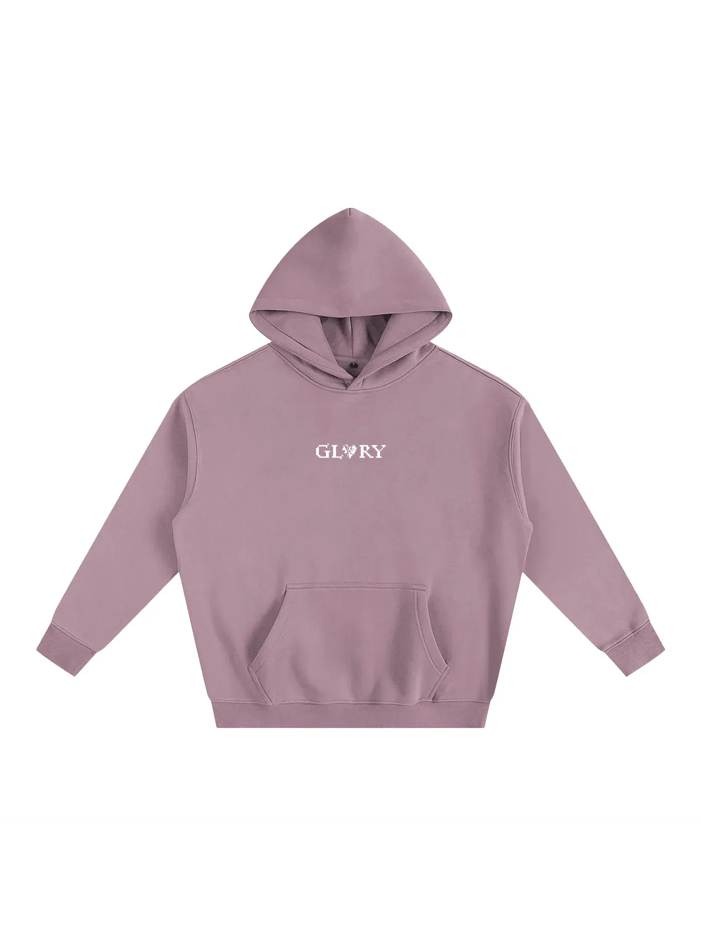 HOODIE "LOVE"-Glory-Dark Purple-S-Glory