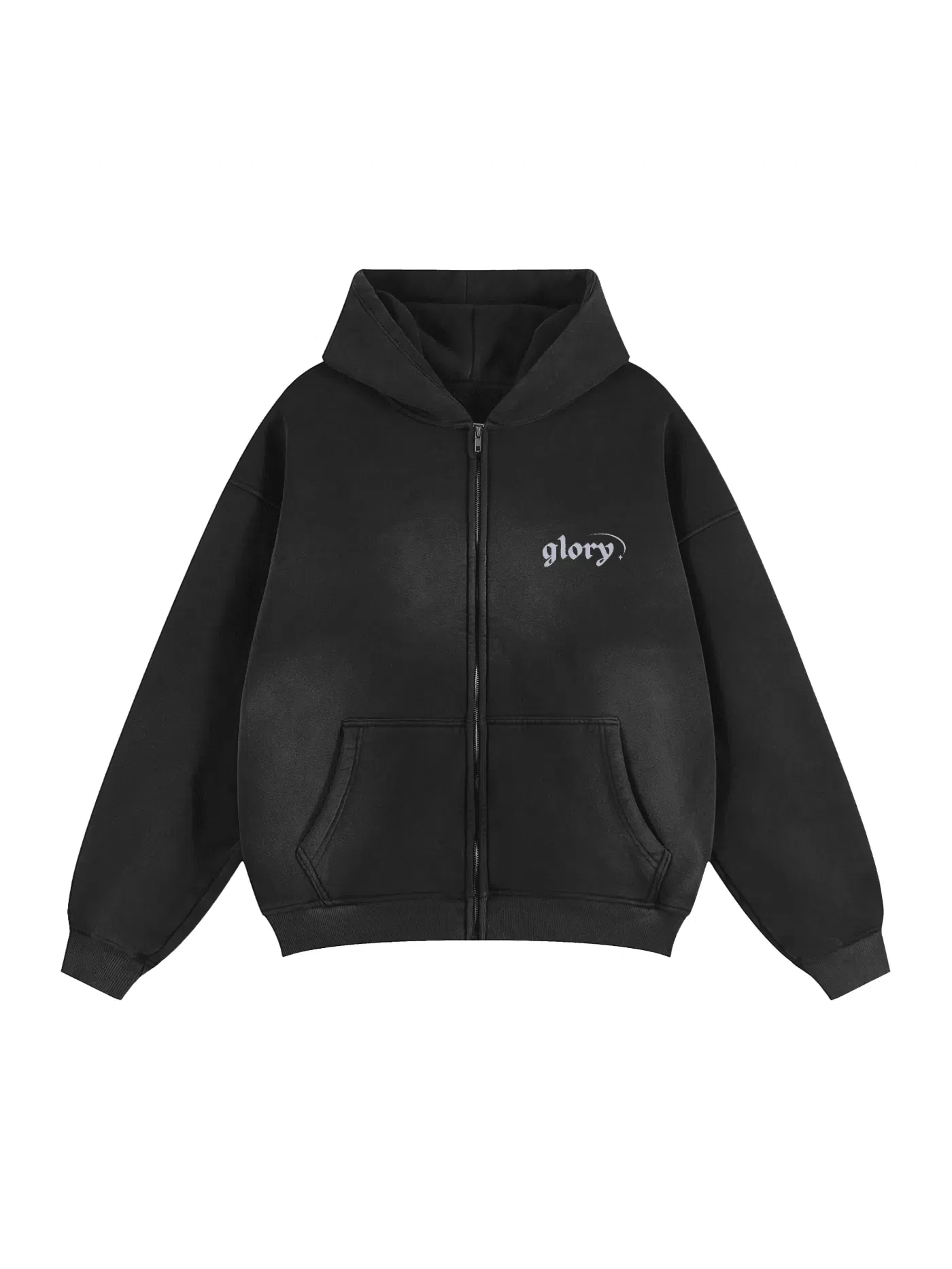 SWEAT ZIP "KOLAMI"-Glory-Black-S-Glory