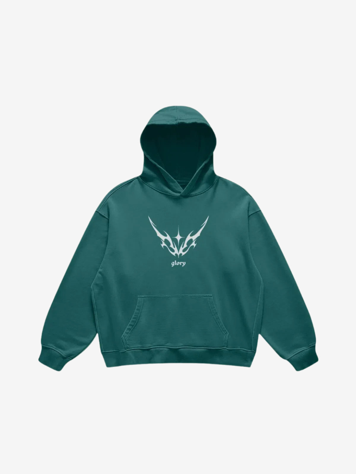 HOODIE "SENSIA"-Glory-Blueish Green-S-Glory