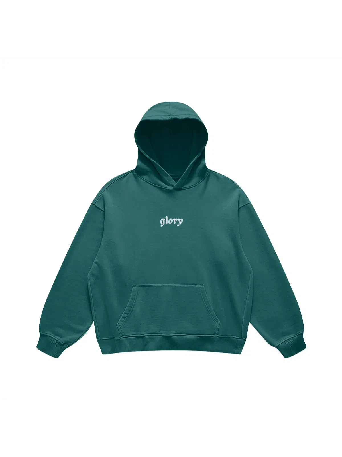 HOODIE "CENTURA"-Glory-Blueish Green-S-Glory