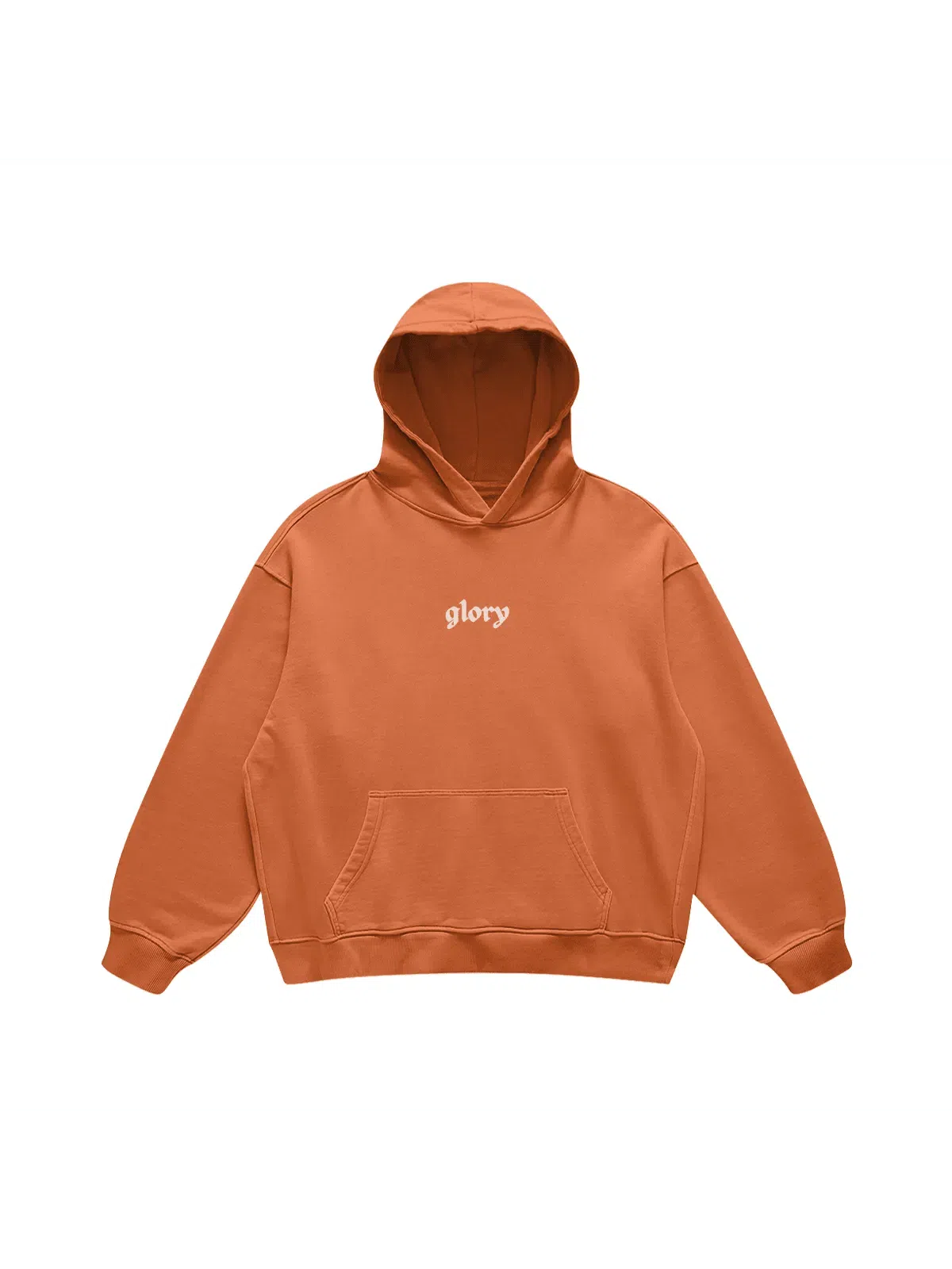 HOODIE "CENTURA"-Glory-Copper Red-S-Glory