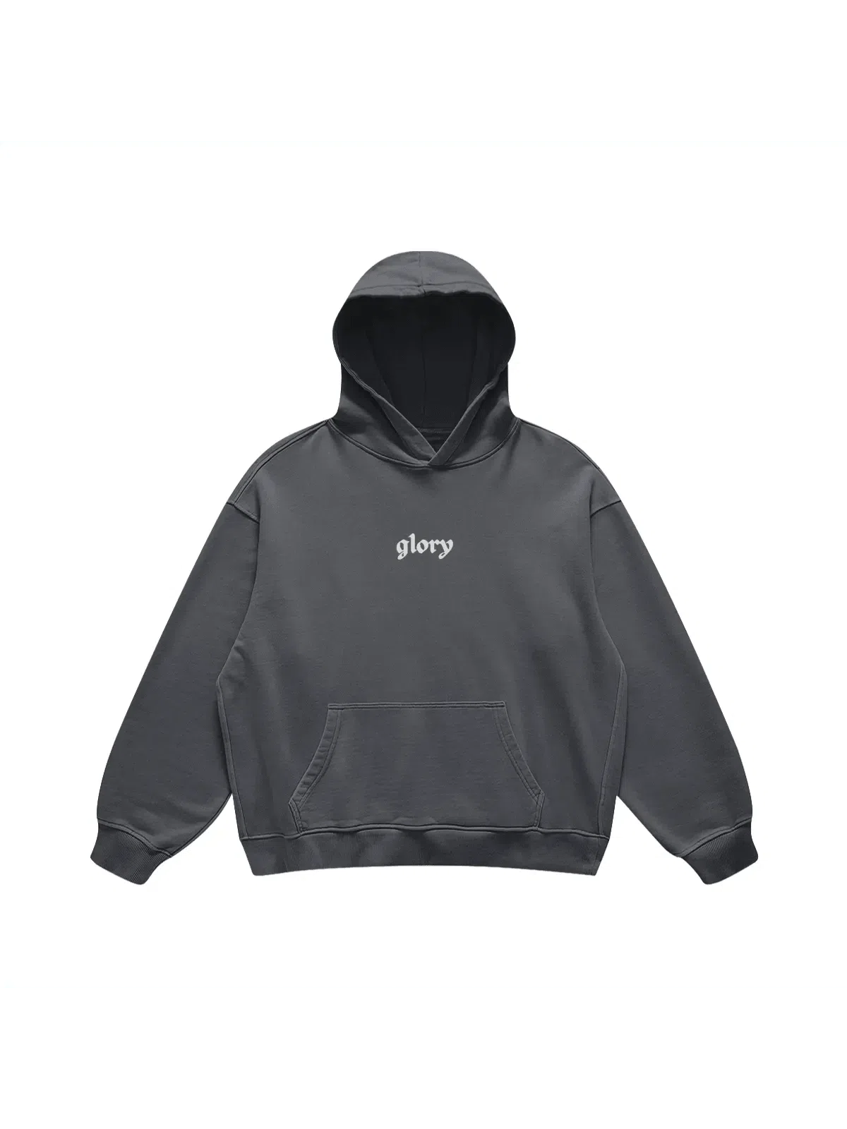 HOODIE "CENTURA"-Glory-Carbon Gray-S-Glory