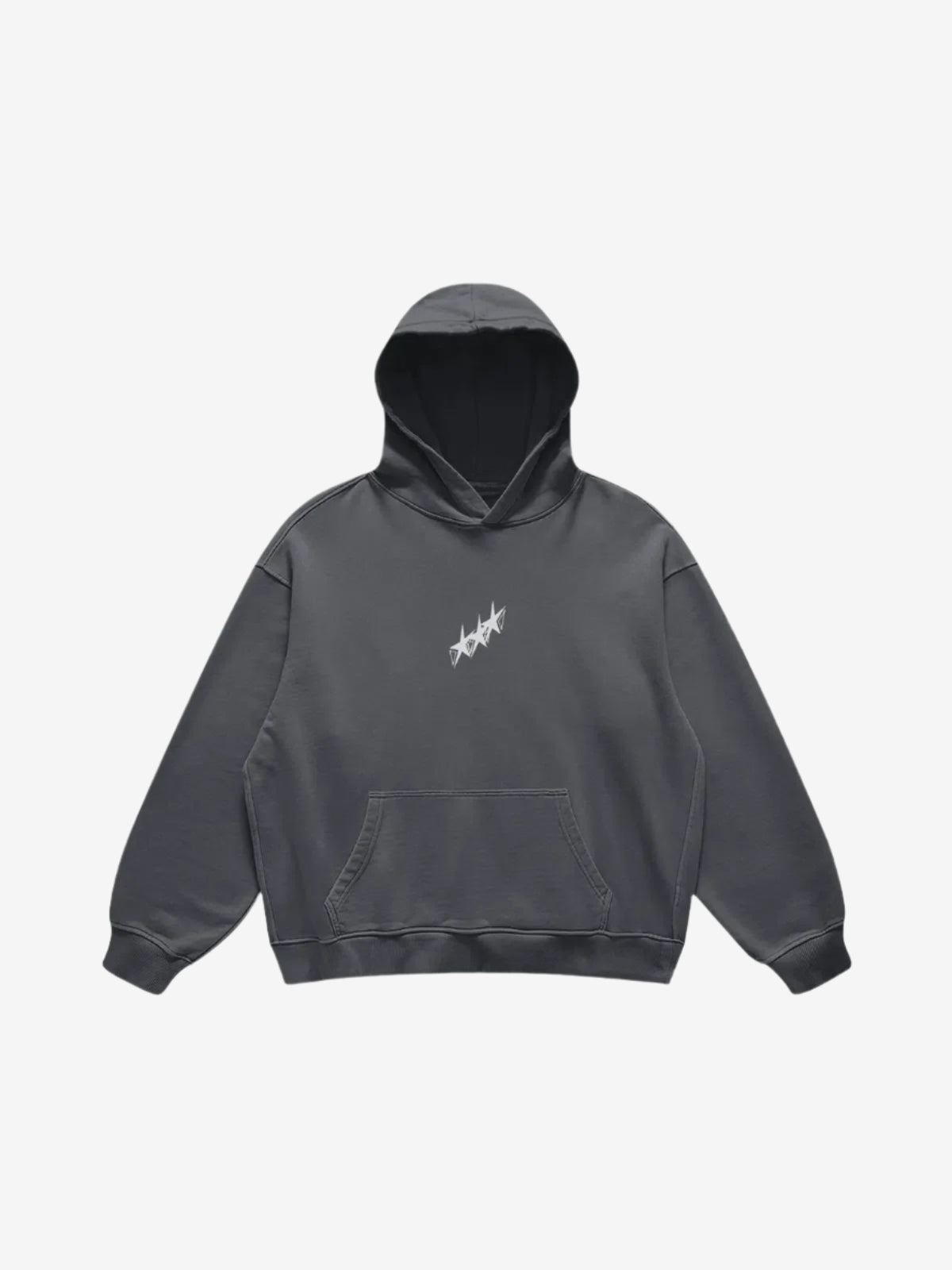 HOODIE "3STR"-Glory-Carbon Gray-S-Glory